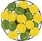 20PCS Artificial Lemons – Yellow and Green Fake Fruit with Matte Finish for Kitchen, Table Centerpiece, Fruit Bowl, and Photography Props